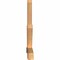 Ekena Millwork Alberta Smooth Timber Gable Bracket, Western Red Cedar, 72"W x 42"H x 3 1/2"D x 3 1/2"F, 14/12 Pitch GBW072X42X0404ALB00SWR - alternate 3